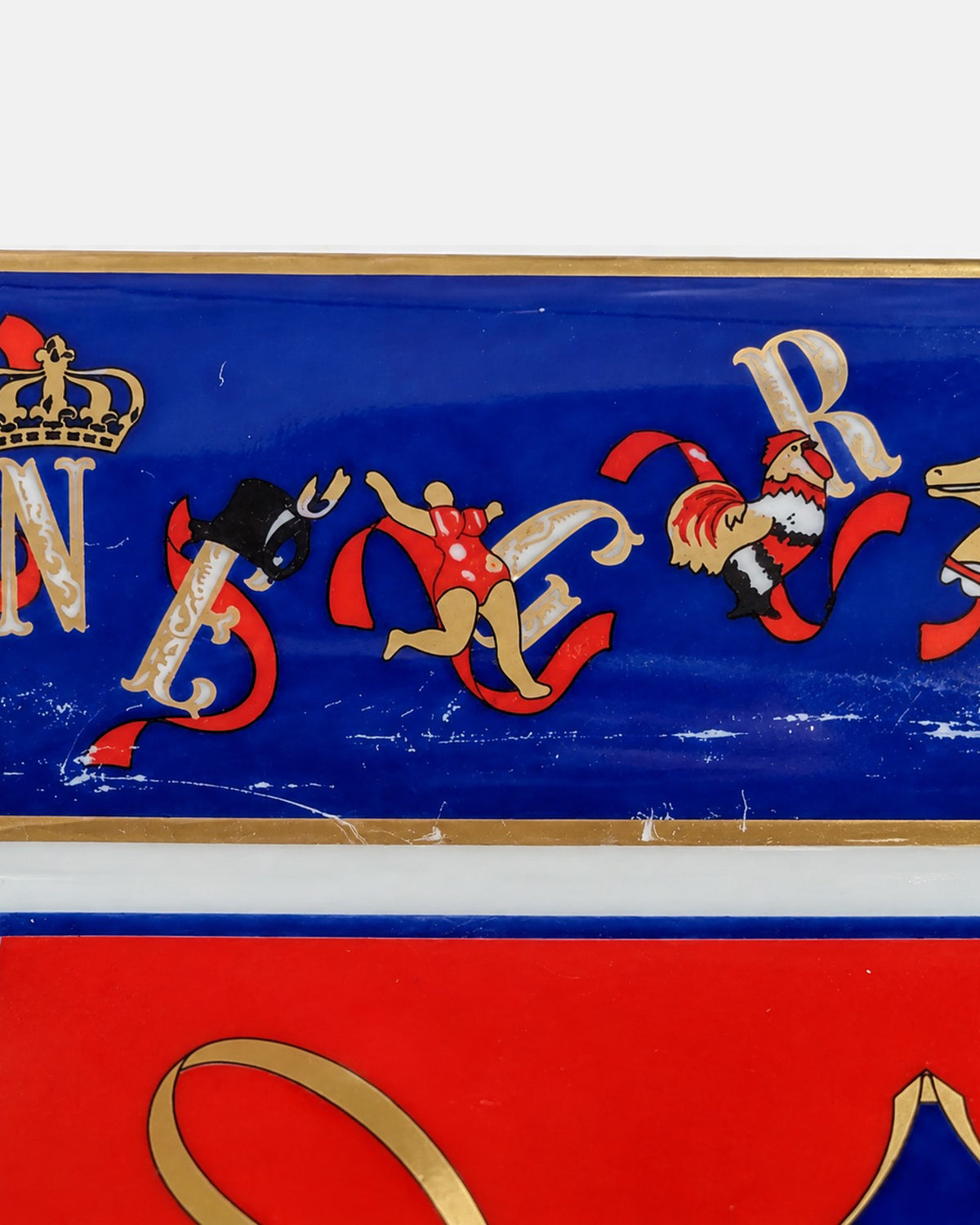 Vintage Le Negresco Hotel Nice France Porcelain Ashtray Catchall Dish