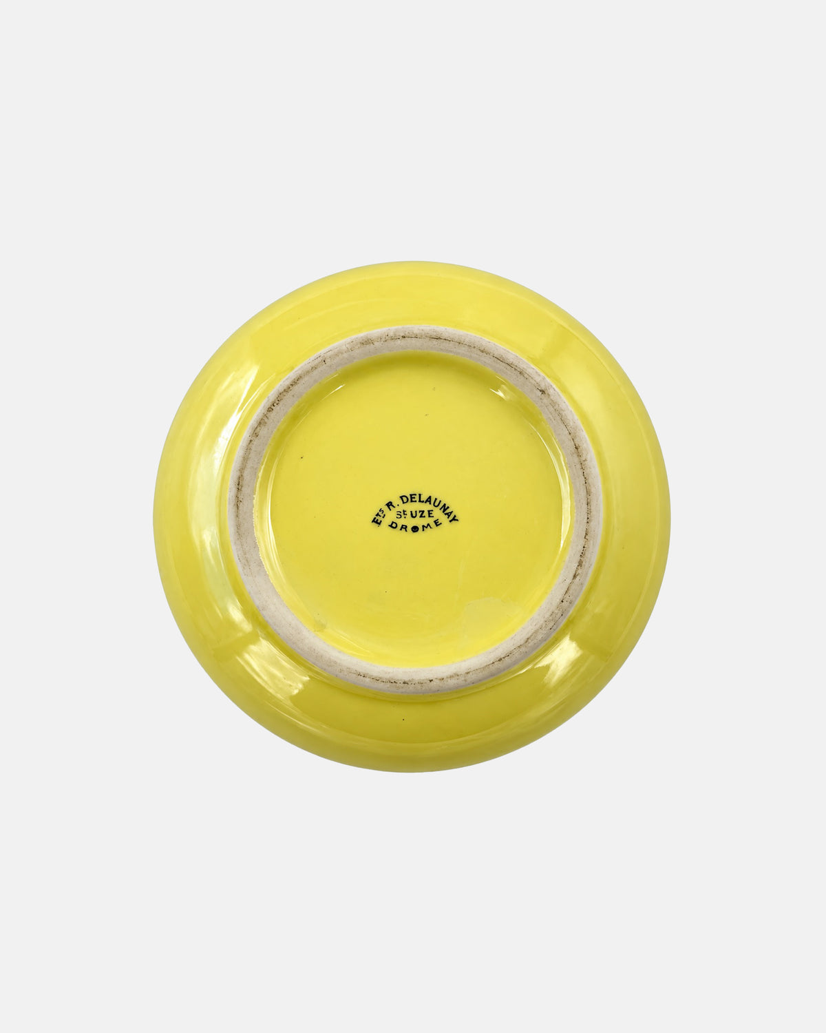 Vintage Hotel de Paris Monte Carlo Monaco Yellow Ceramic Ashtray