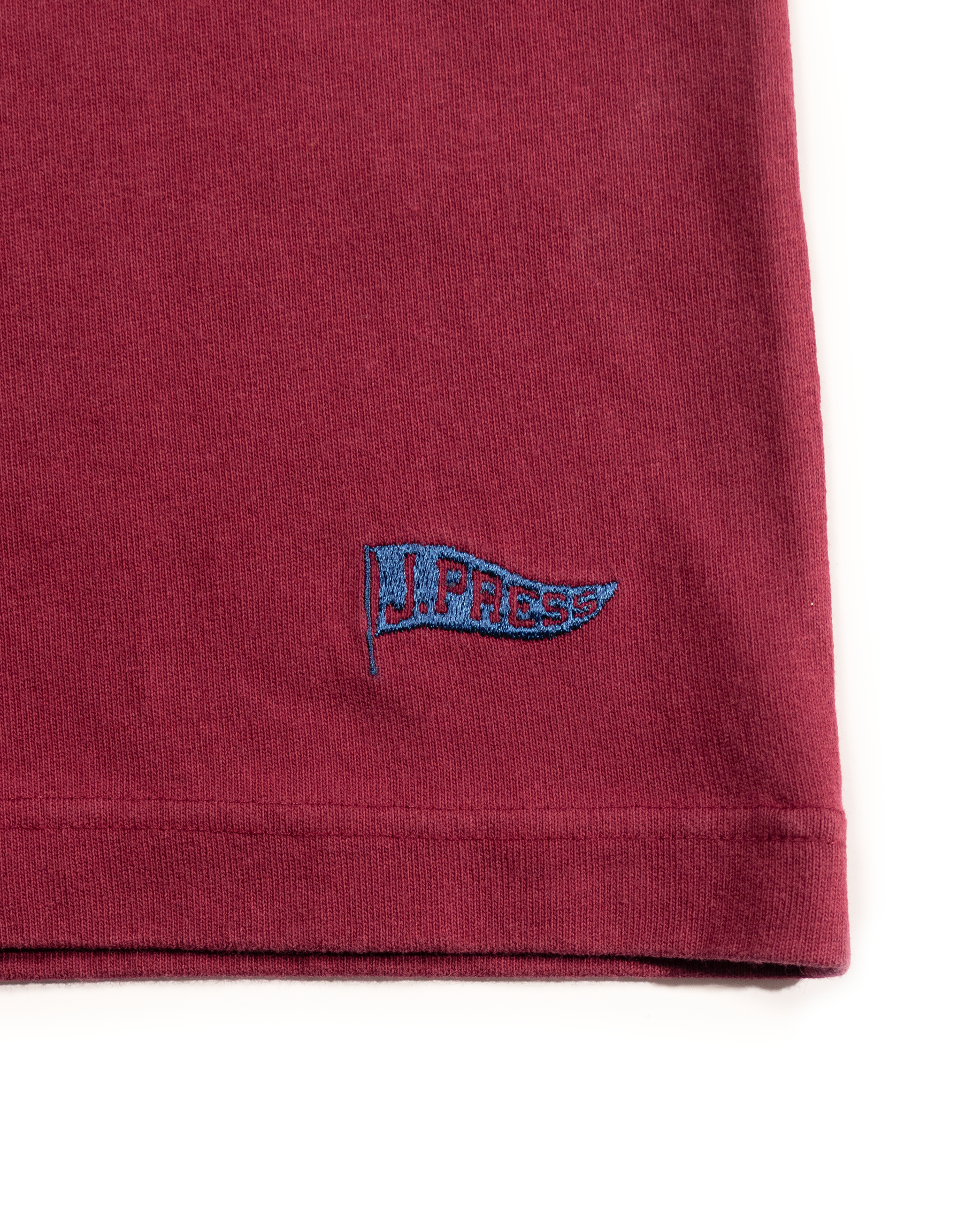 Burgundy Cotton Pocket T-Shirt