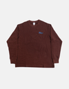 Brown Long Sleeve Burgee T-Shirt