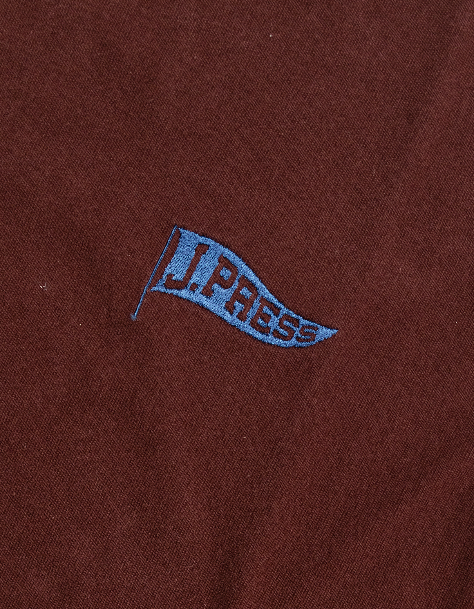 Brown Long Sleeve Burgee T-Shirt