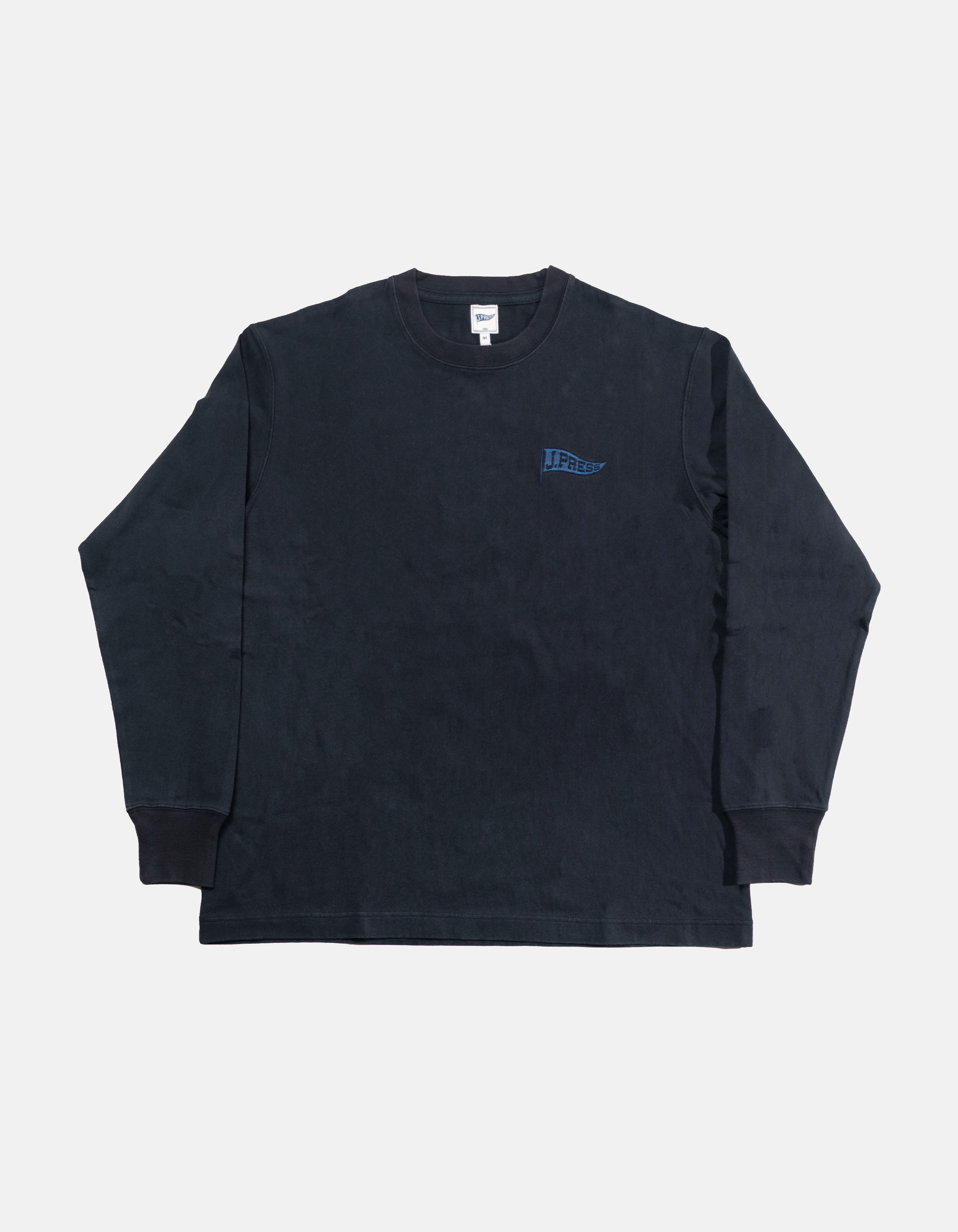 Navy Long Sleeve Burgee T-Shirt