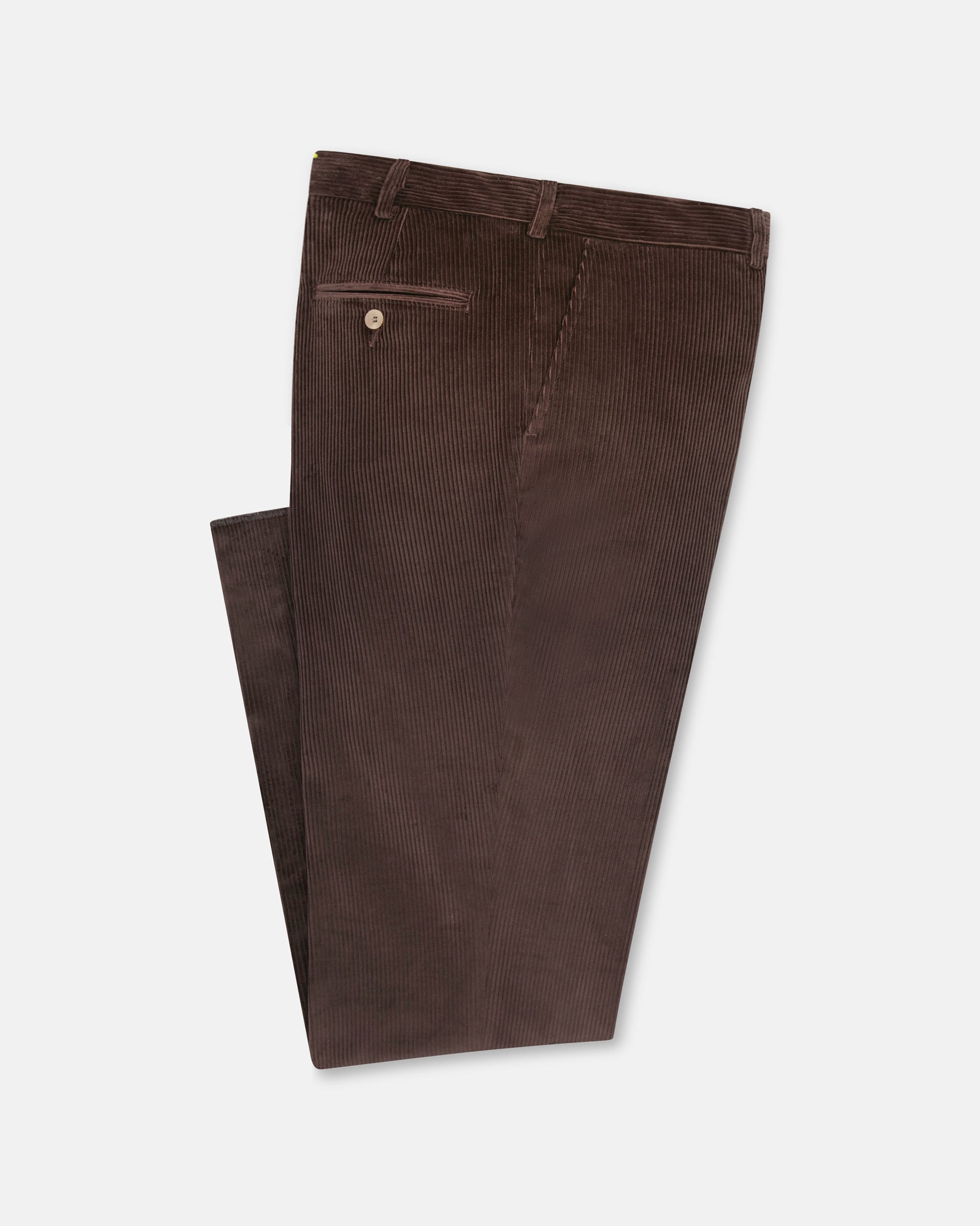 Made-in-USA Chestnut Wide Wale British Corduroy Pants | J. Press