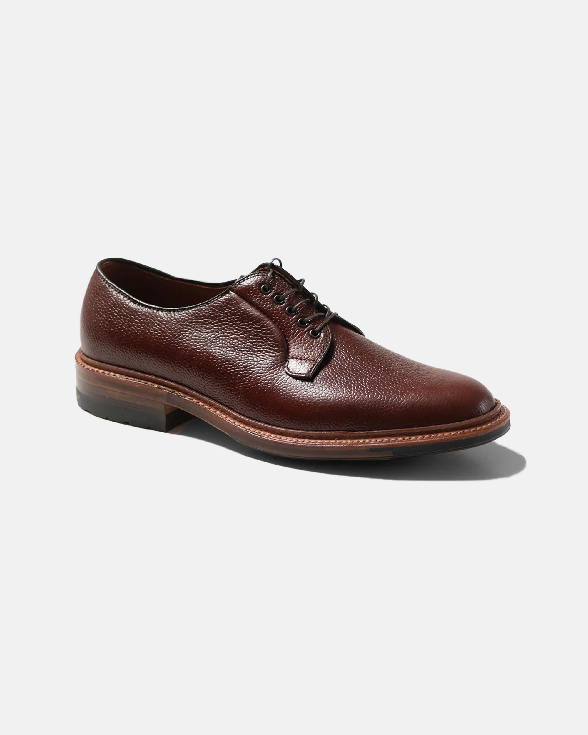 Made-in-America Brown Scotch Grain Blucher