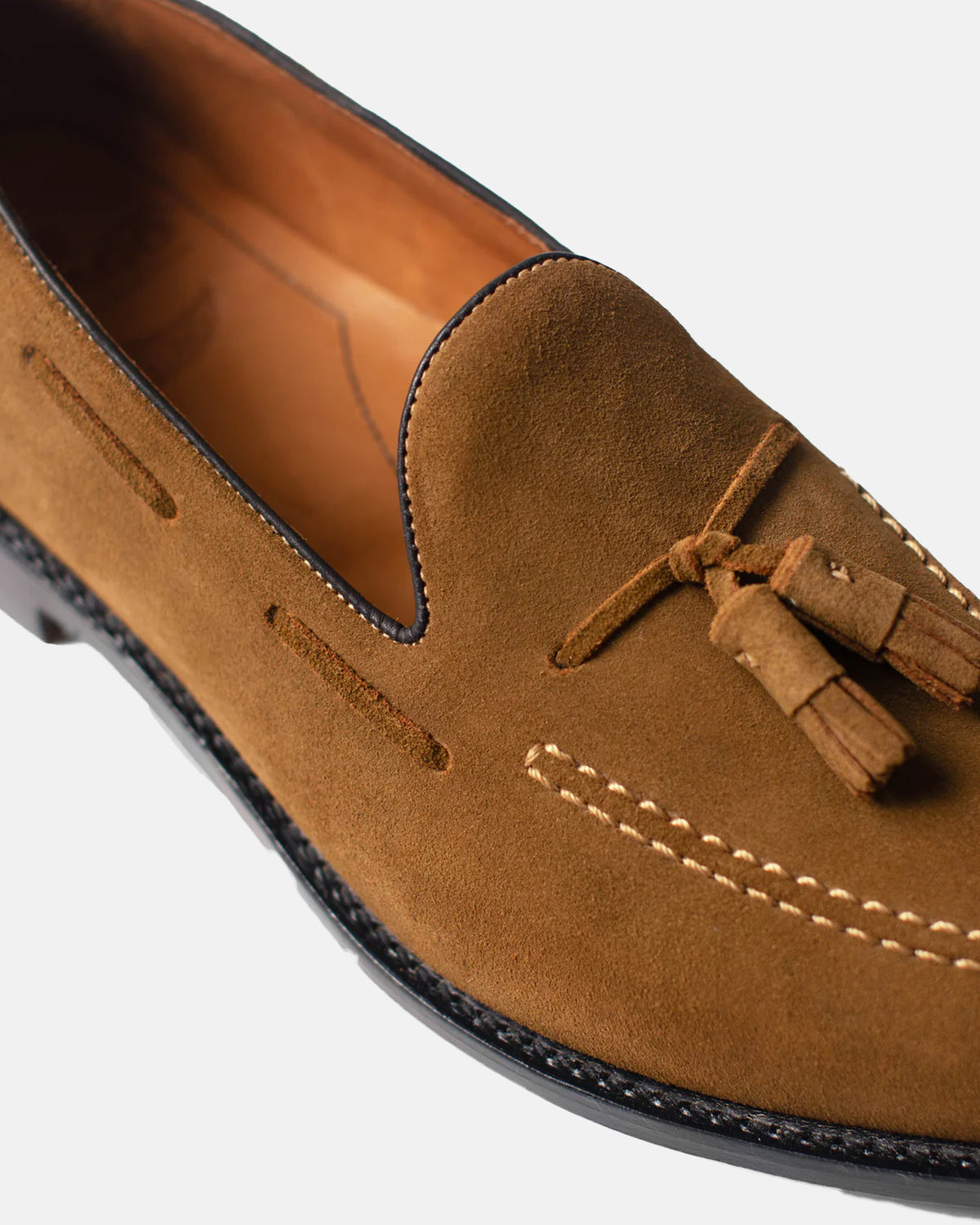 Sebago Cognac Suede Tassle Loafer | J.PRESS