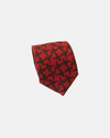 Made-in-UK Red Pheasant Wool Challis Tie