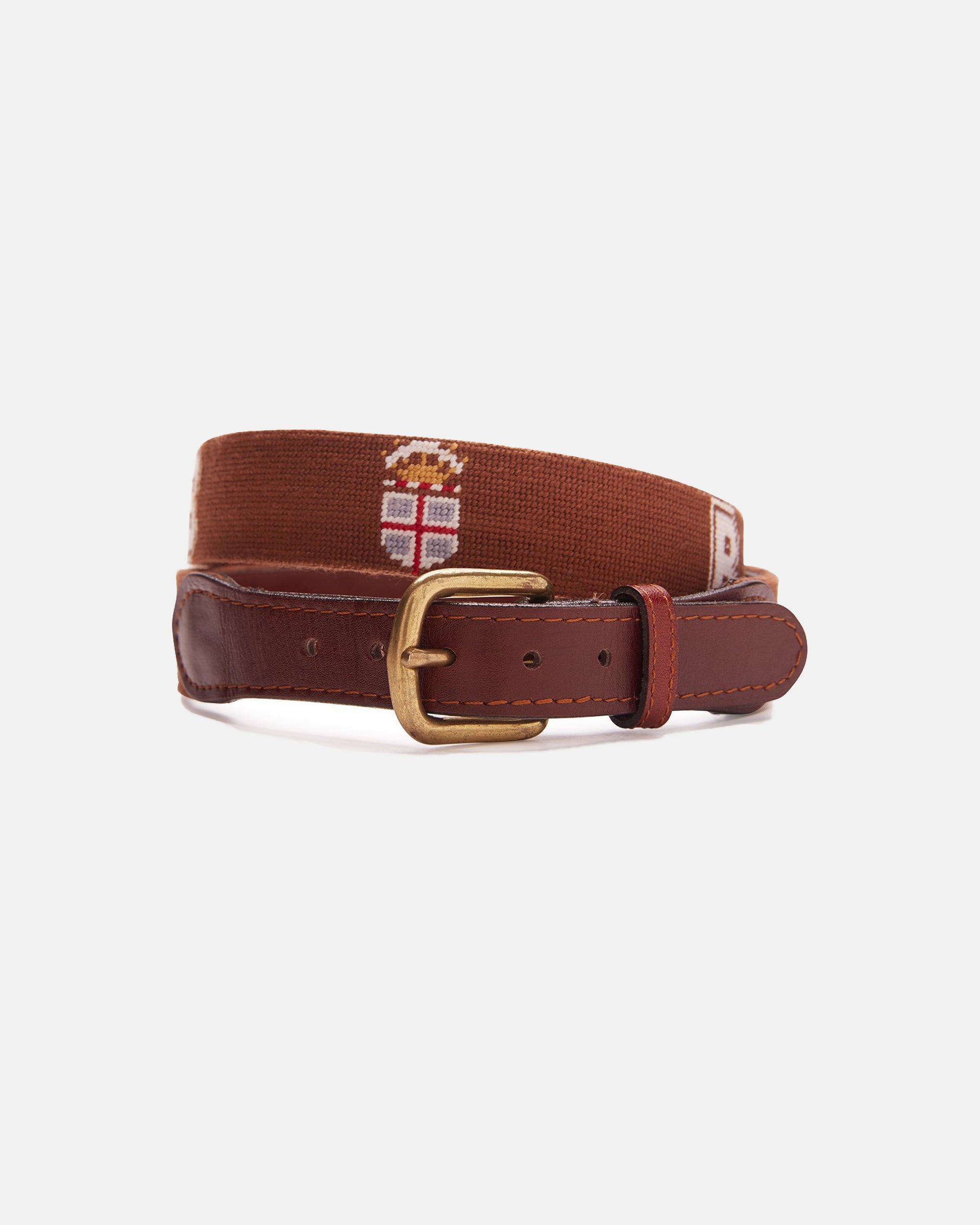 Brown University Needlepoint Belt