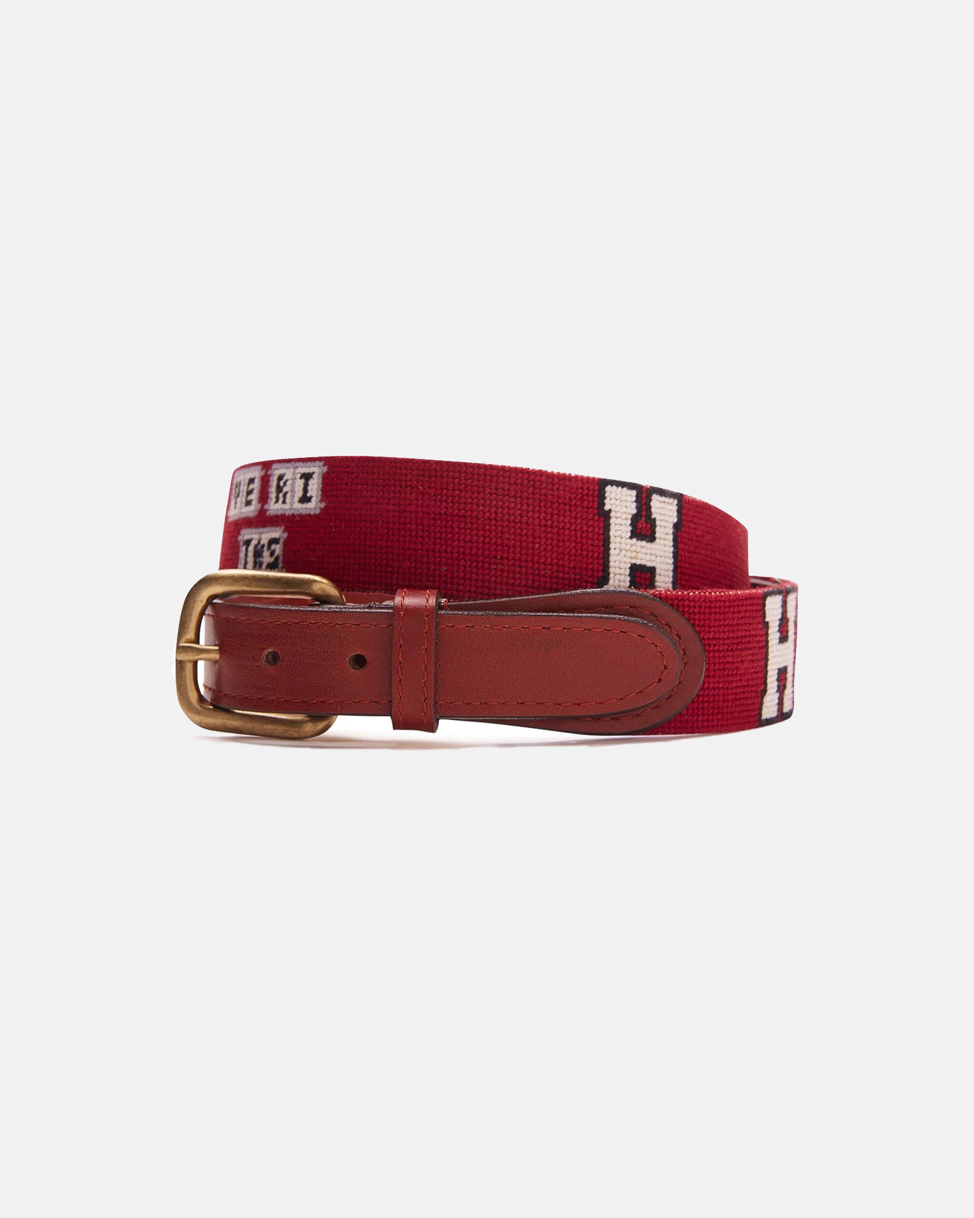 Harvard University Needlepoint Belt | Men's Dress Belts - J. Press