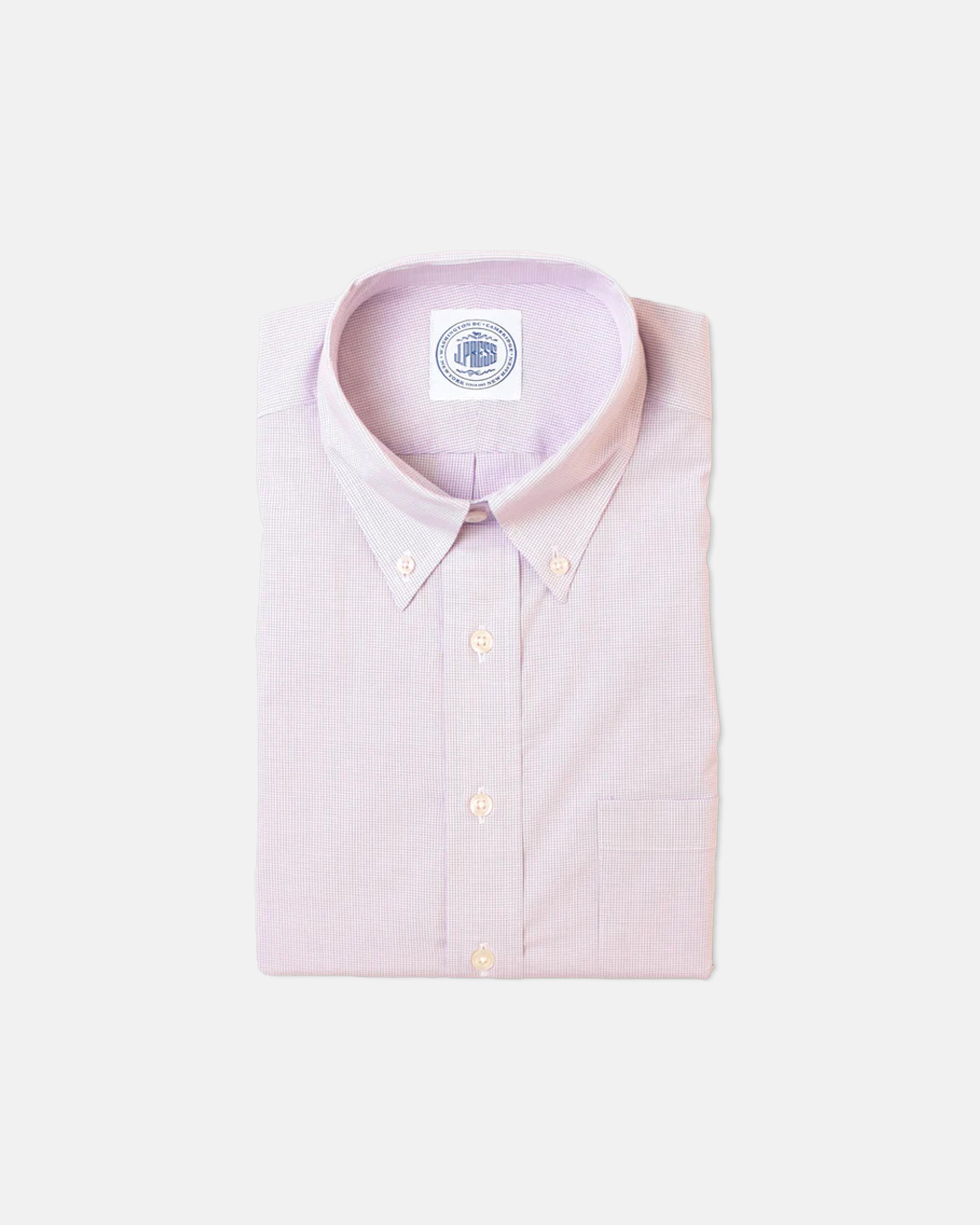 Purple Mini Tattersall Dress Shirt - Classic Fit