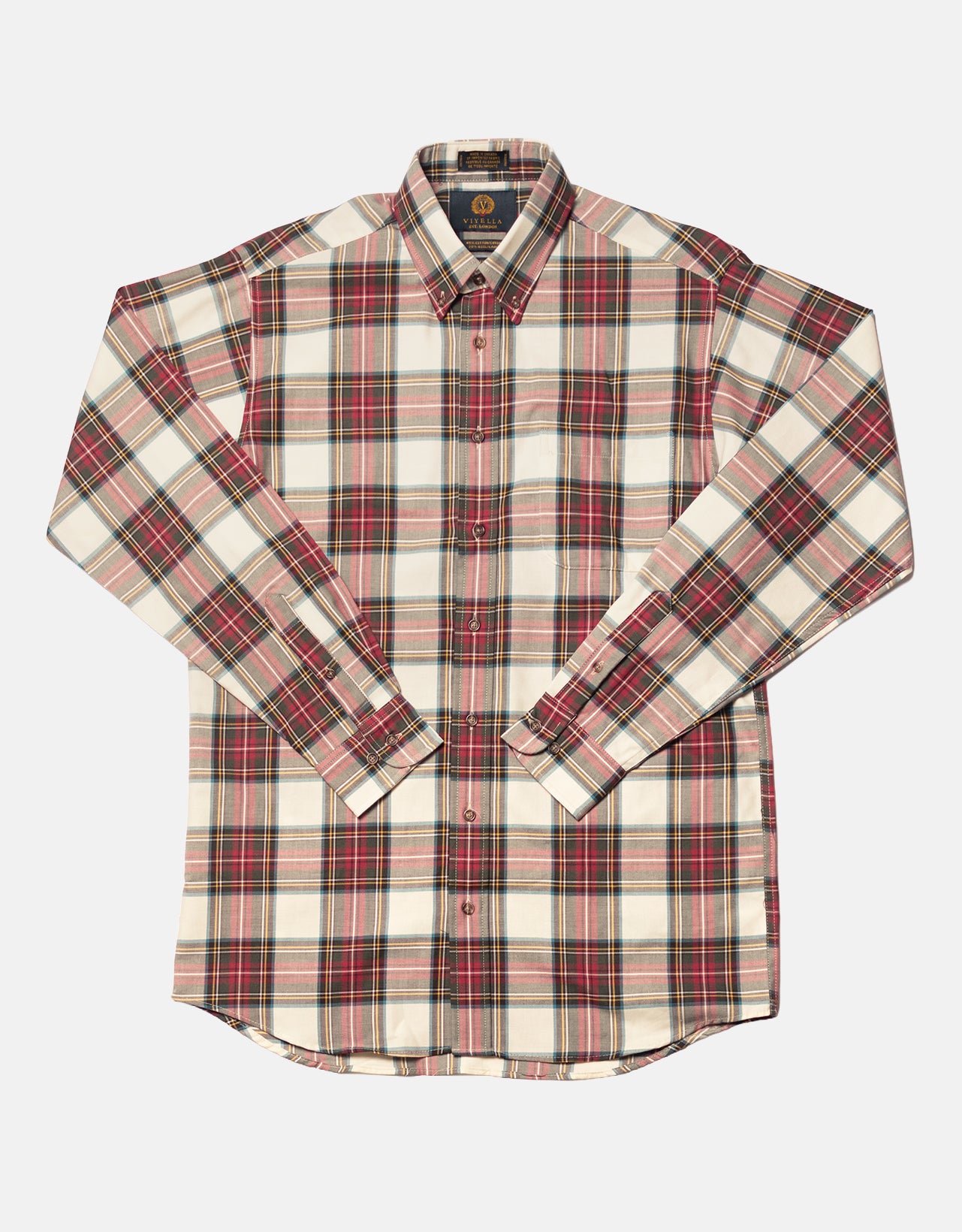 Made-in-Canada Dress Stewart Tartan Viyella Sport Shirt