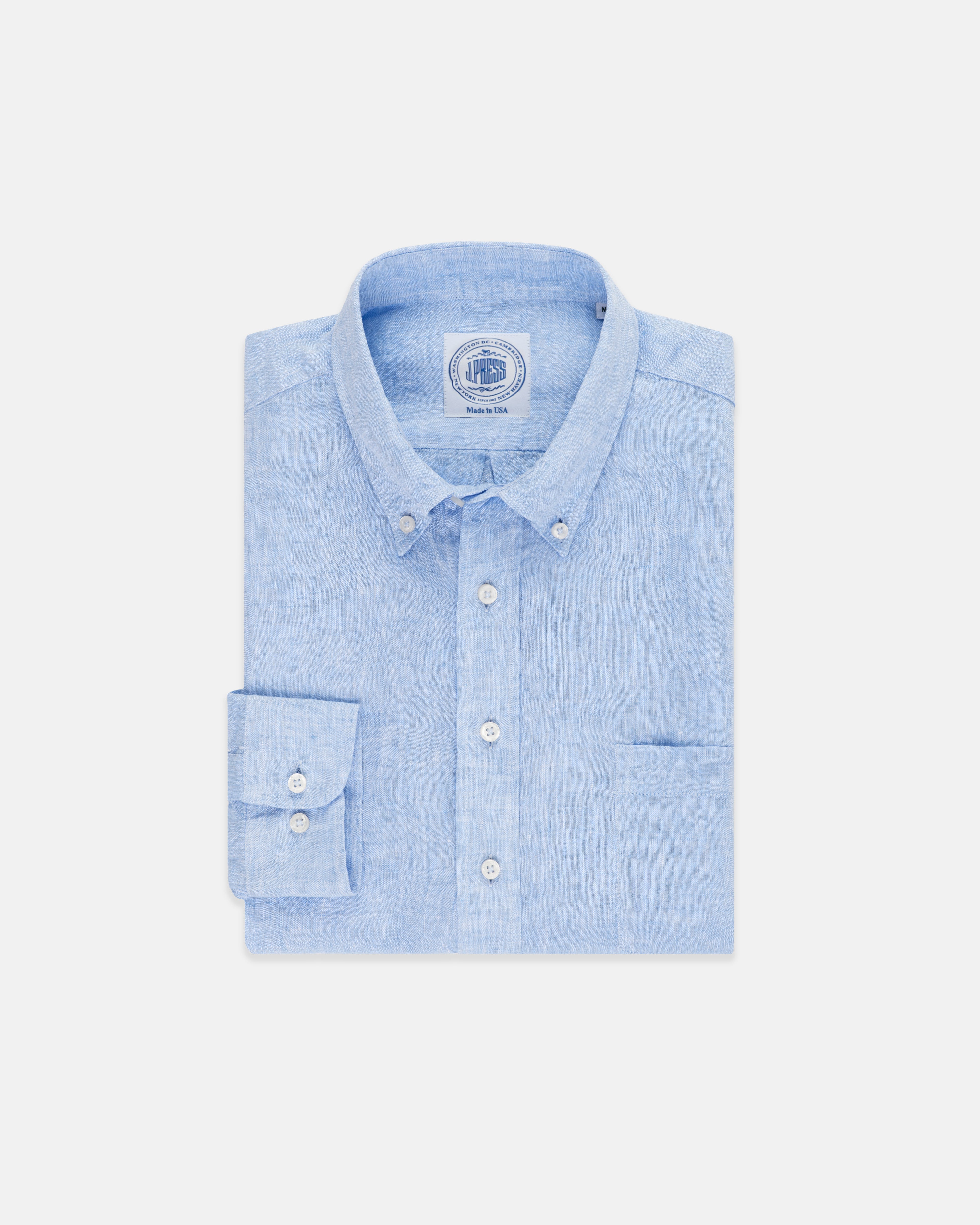 Solid Linen Sport Shirt - Classic Fit