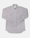 Made-in-USA Navy Bold Stripe Sport Shirt