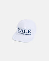 Yale White Retro Bar 80s Throwback Dad Hat