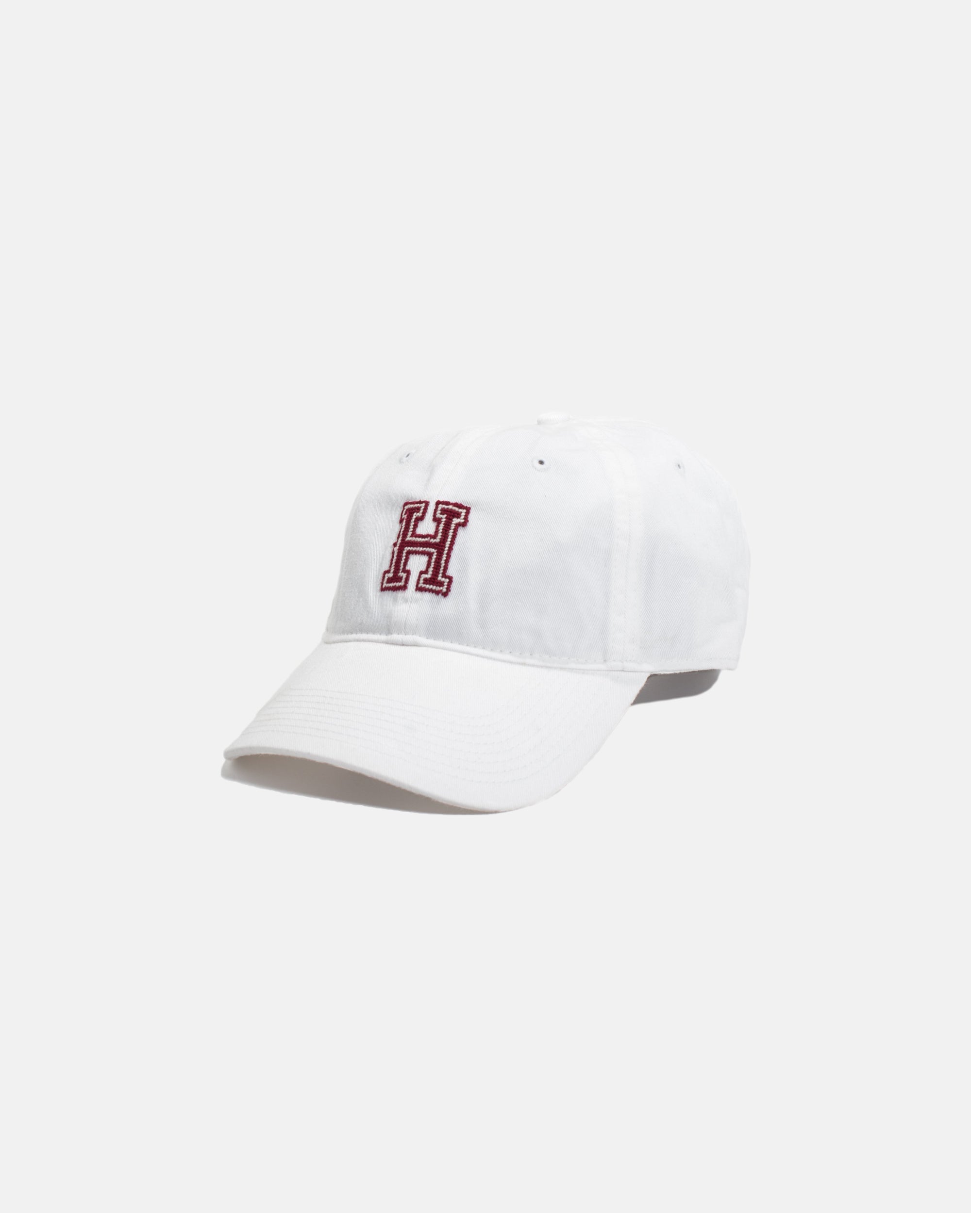 Harvard University White Needlepoint Hat