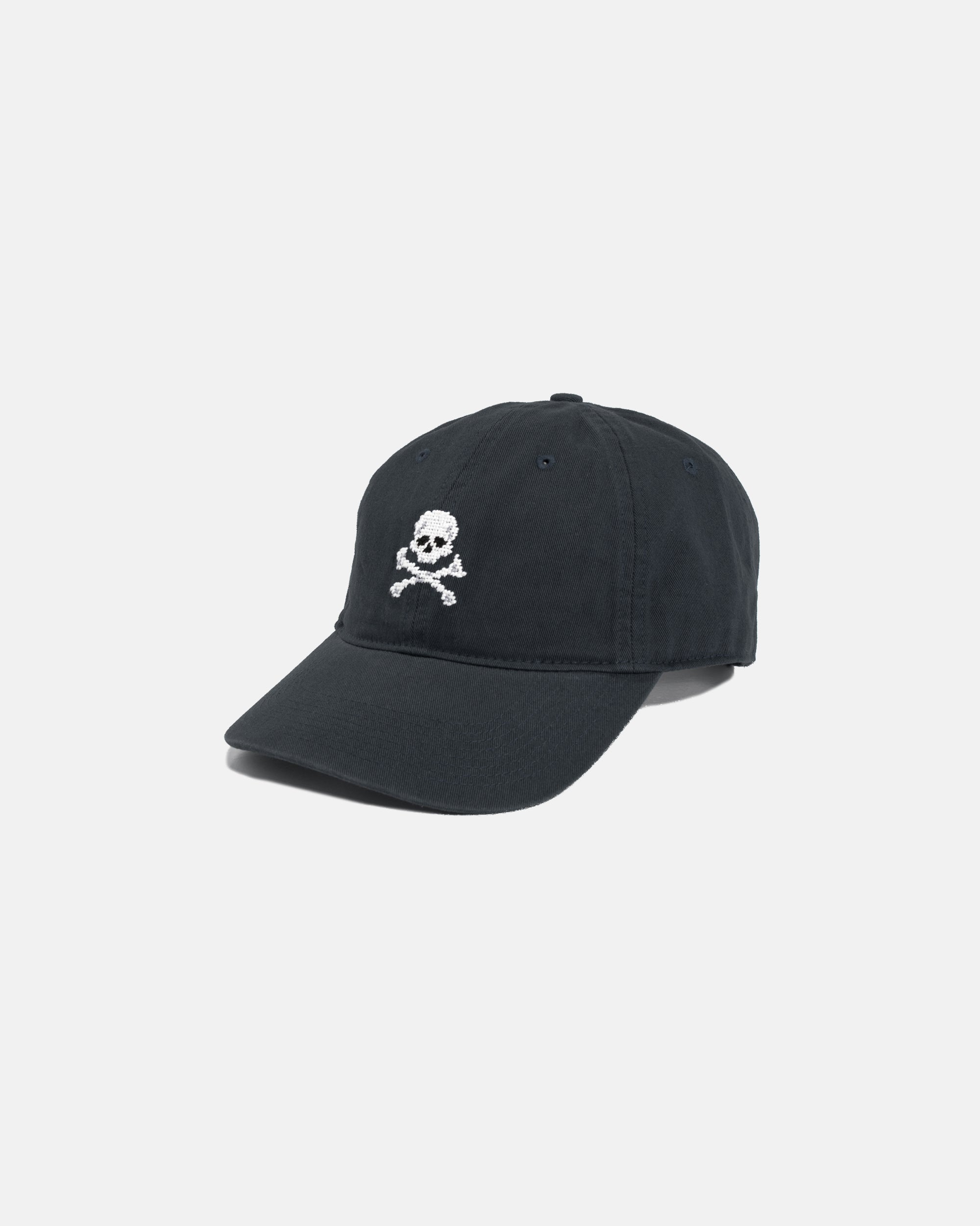 Needlepoint Hat - Navy Jolly Roger | Men's Dress Clothes & Accessories