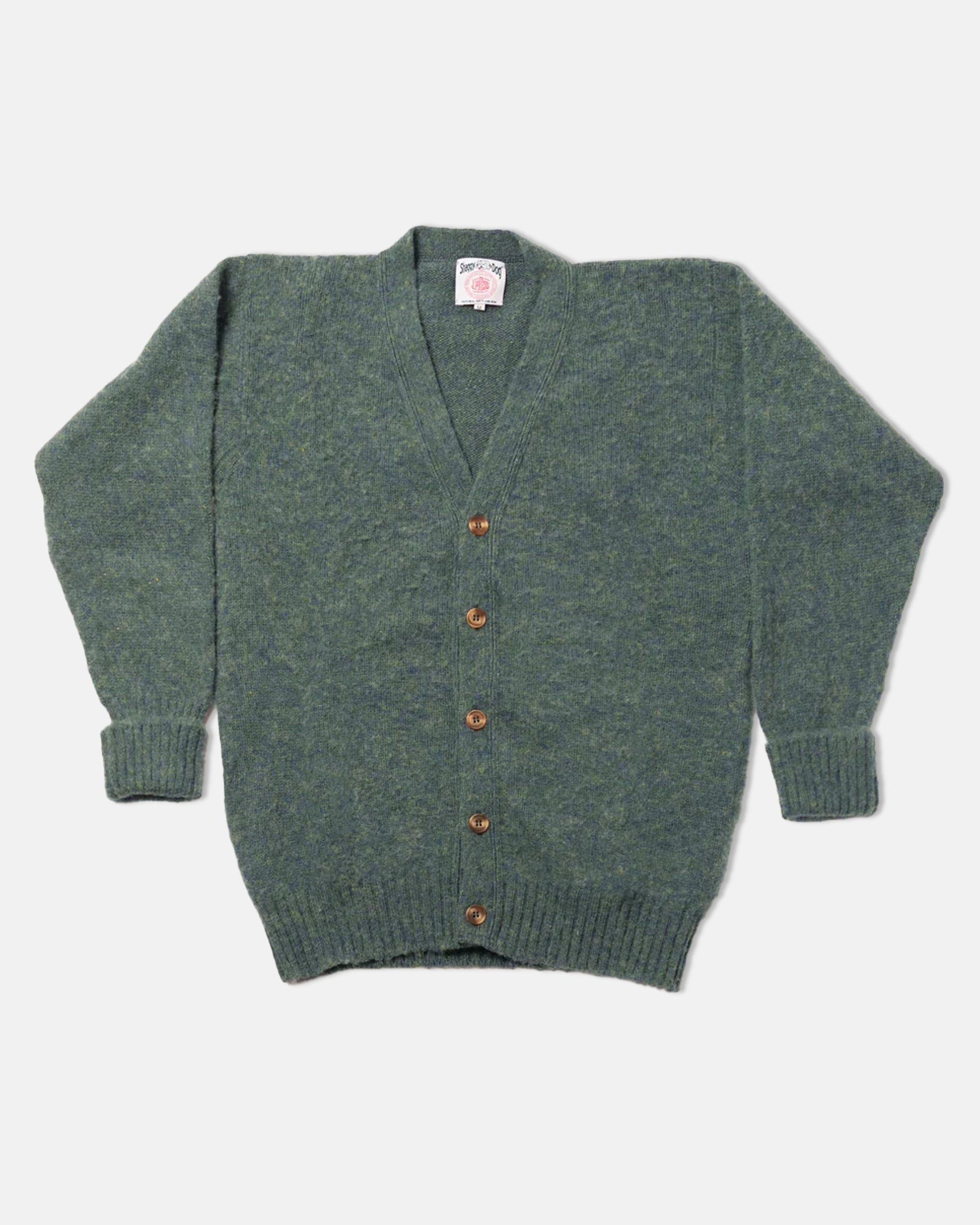 Shaggy Dog Cardigan Lovat - Classic Fit | Men's Sweaters - J. Press