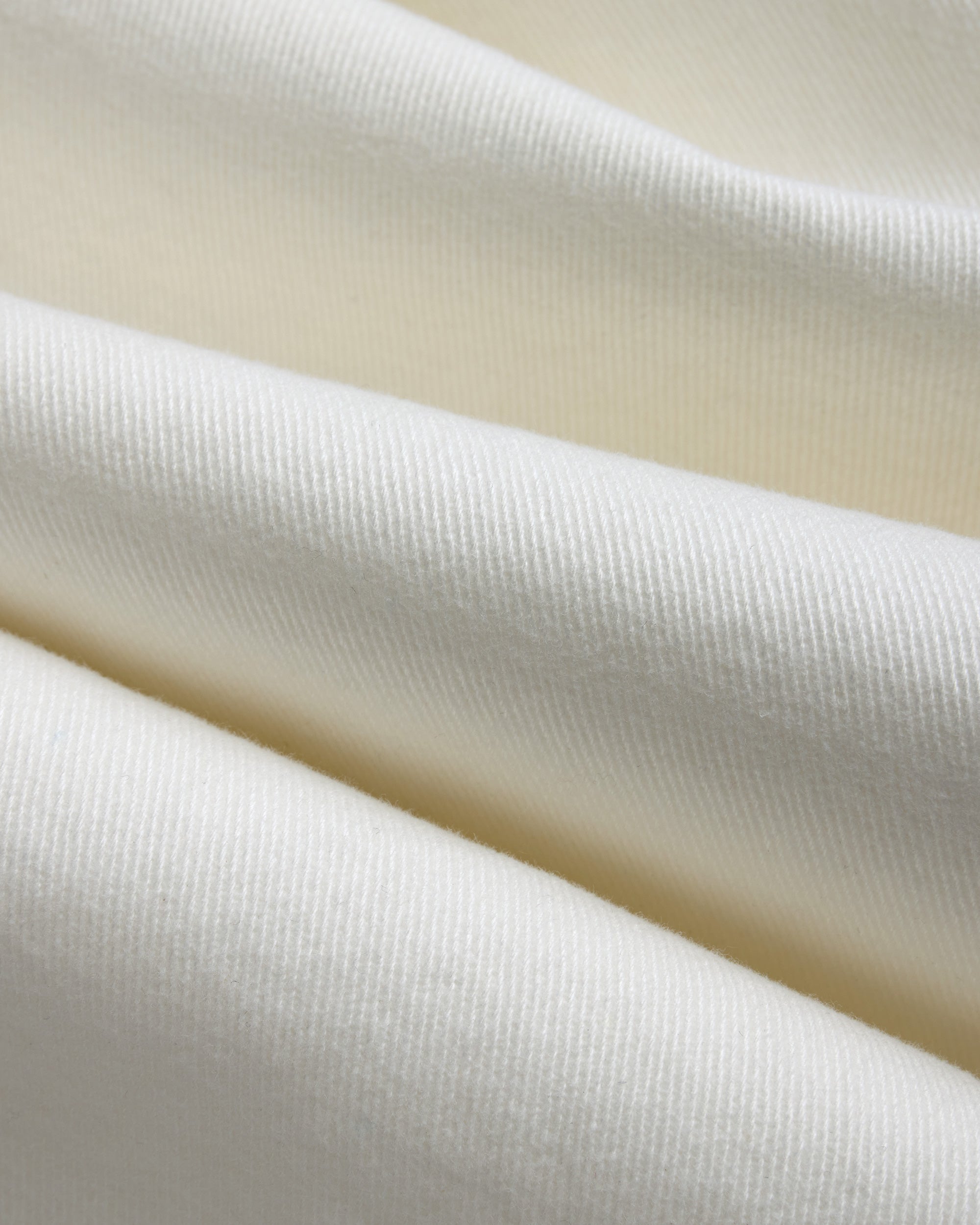 White 5-Pocket Twill Pant