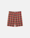 Made-in-USA Brown & Red Authentic Madras Shorts