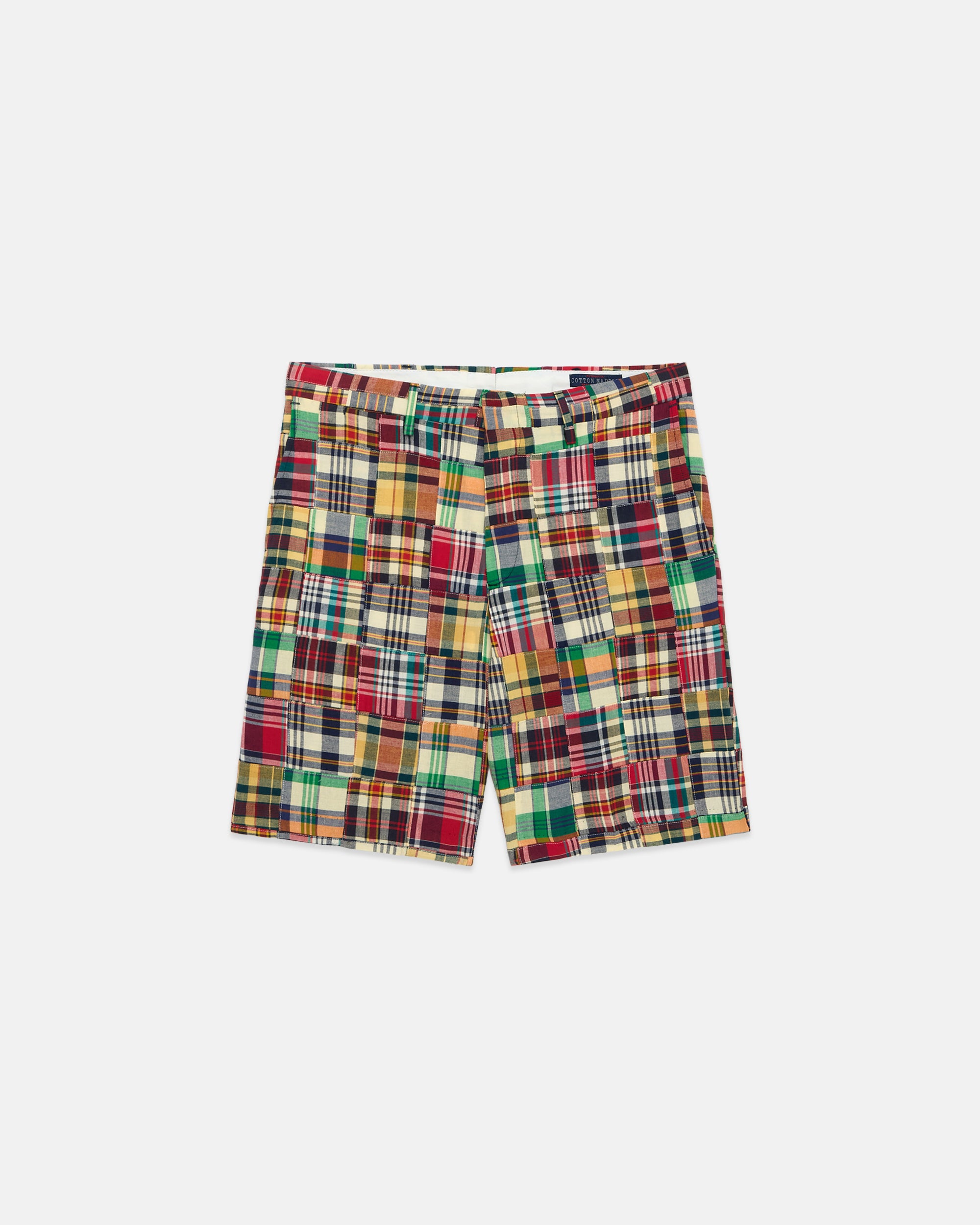 Made-in-USA Patchwork Authentic Madras Shorts