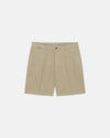 Khaki Linen Shorts
