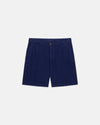 Navy Linen Shorts