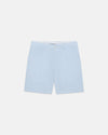 Light Blue Cotton Seersucker Shorts