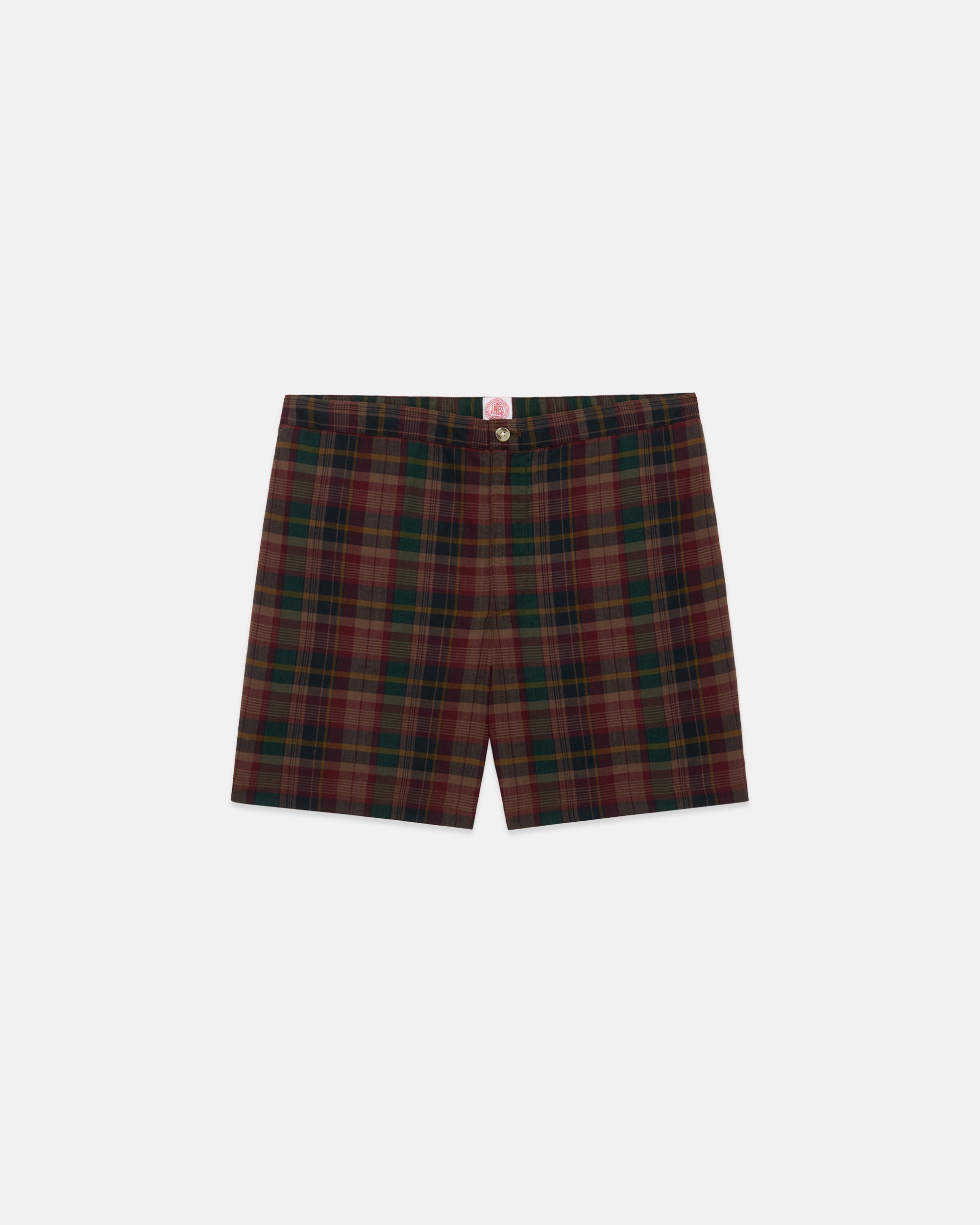 Overdyed Authentic Madras Swim Trunks