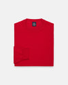 Red Cotton-Wool Crewneck Sweatshirt