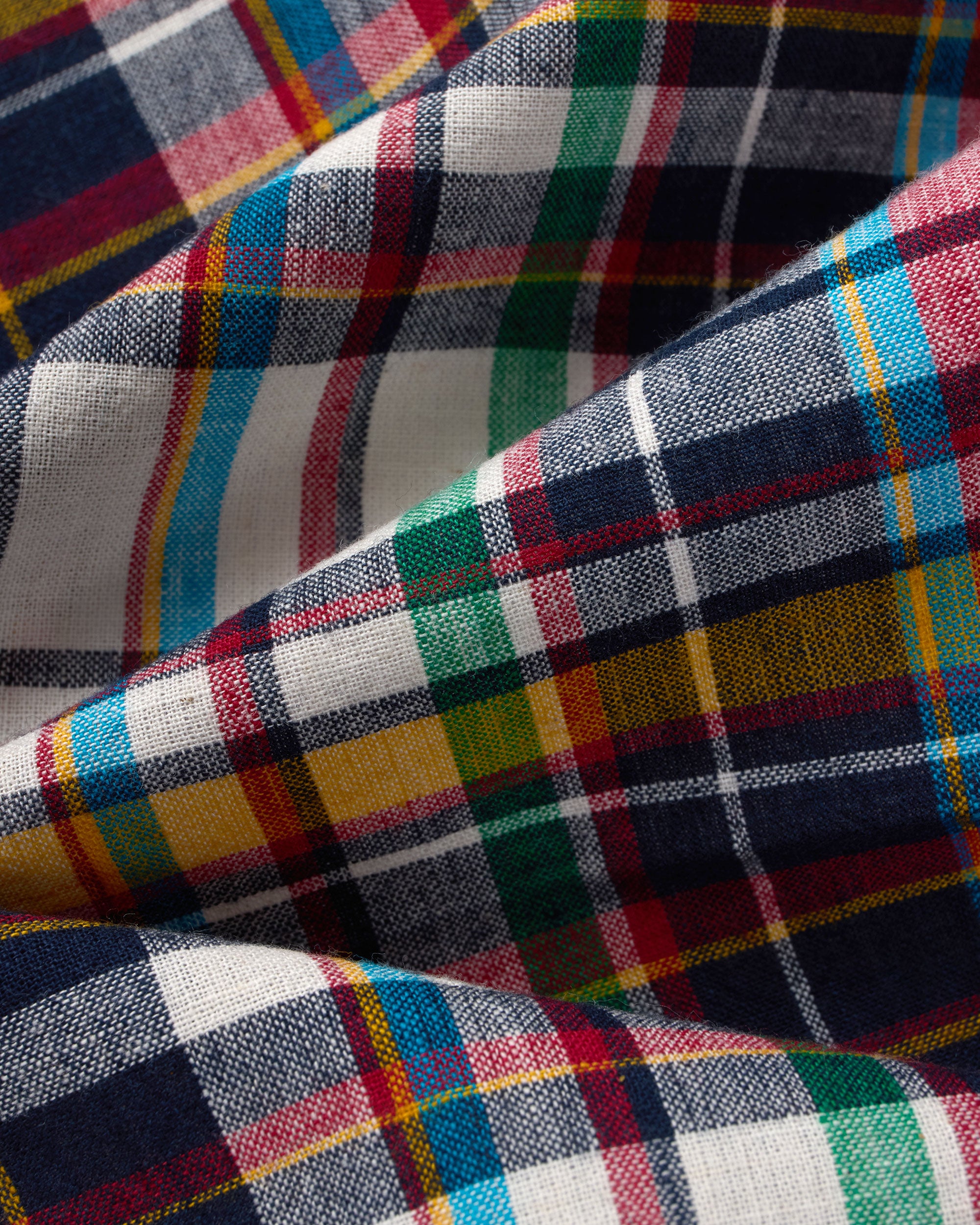 Genuine Madras Gold Pocket Square