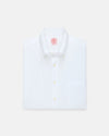 Made-in-USA White Oxford Cloth Short Sleeve Sport Shirt - Classic Fit