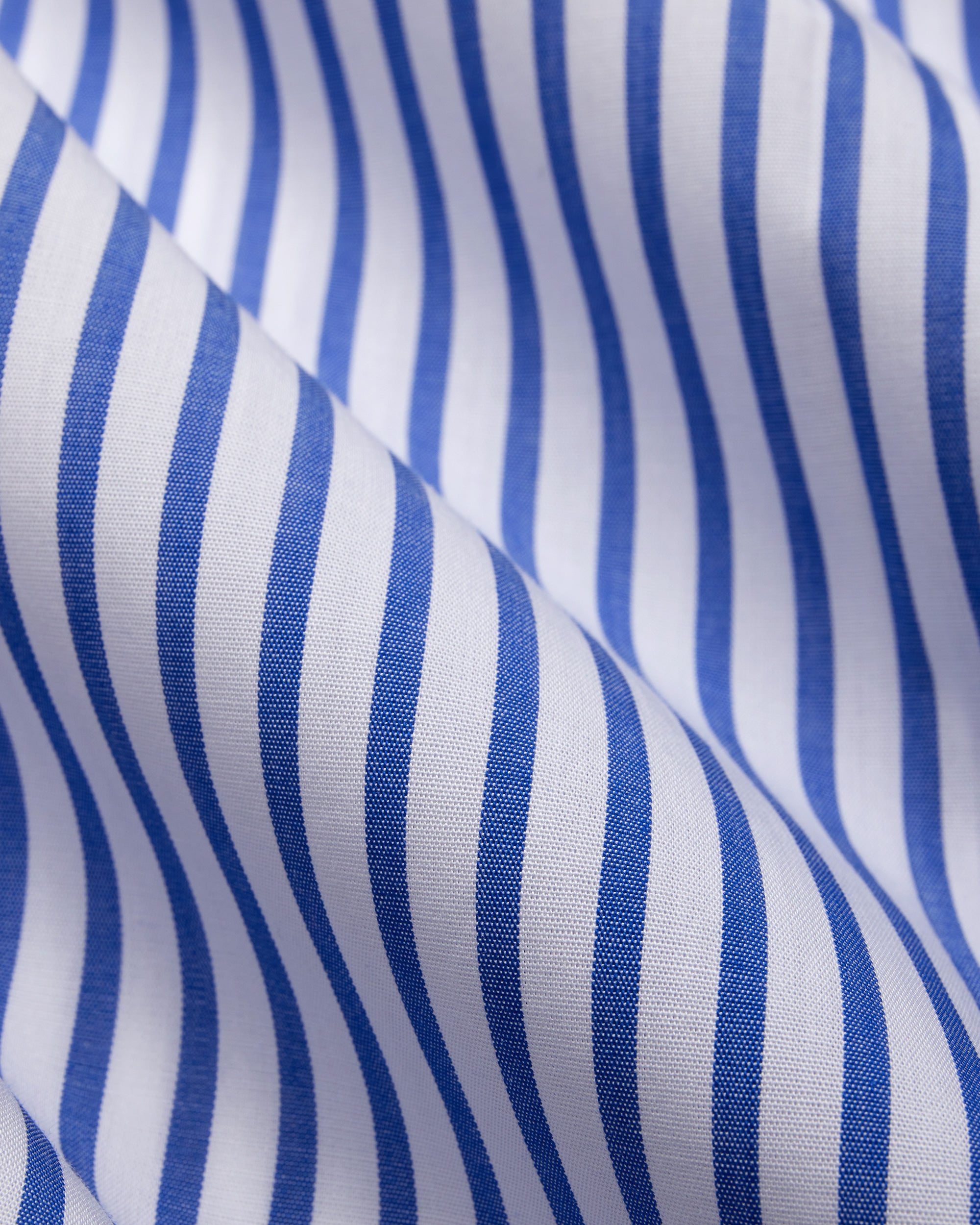 Made-in-Canada Blue Butcher Stripe Button Down Shirt - Classic Fit