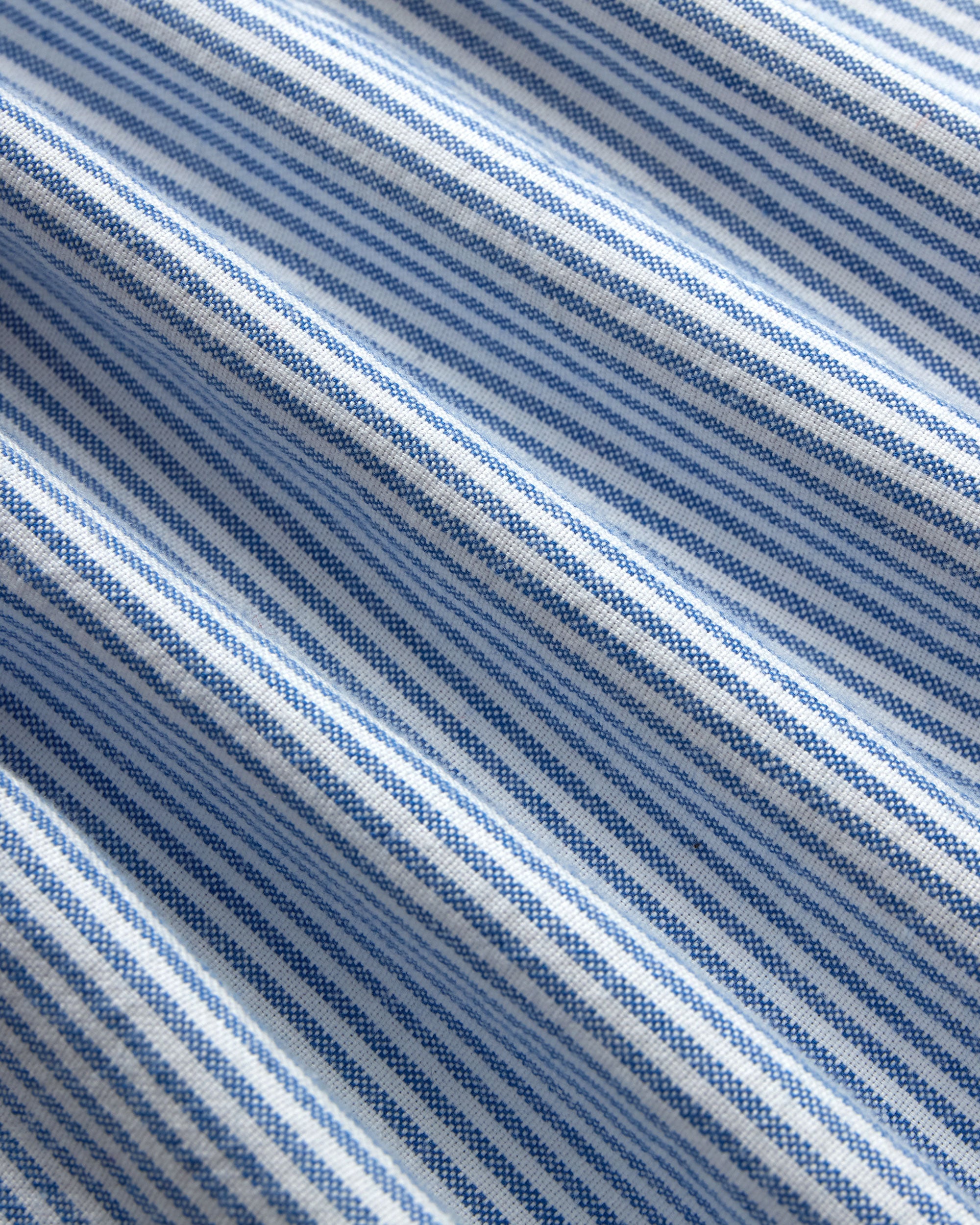 Blue Stripe Zephyr Oxford Striped Shirt - Trim Fit