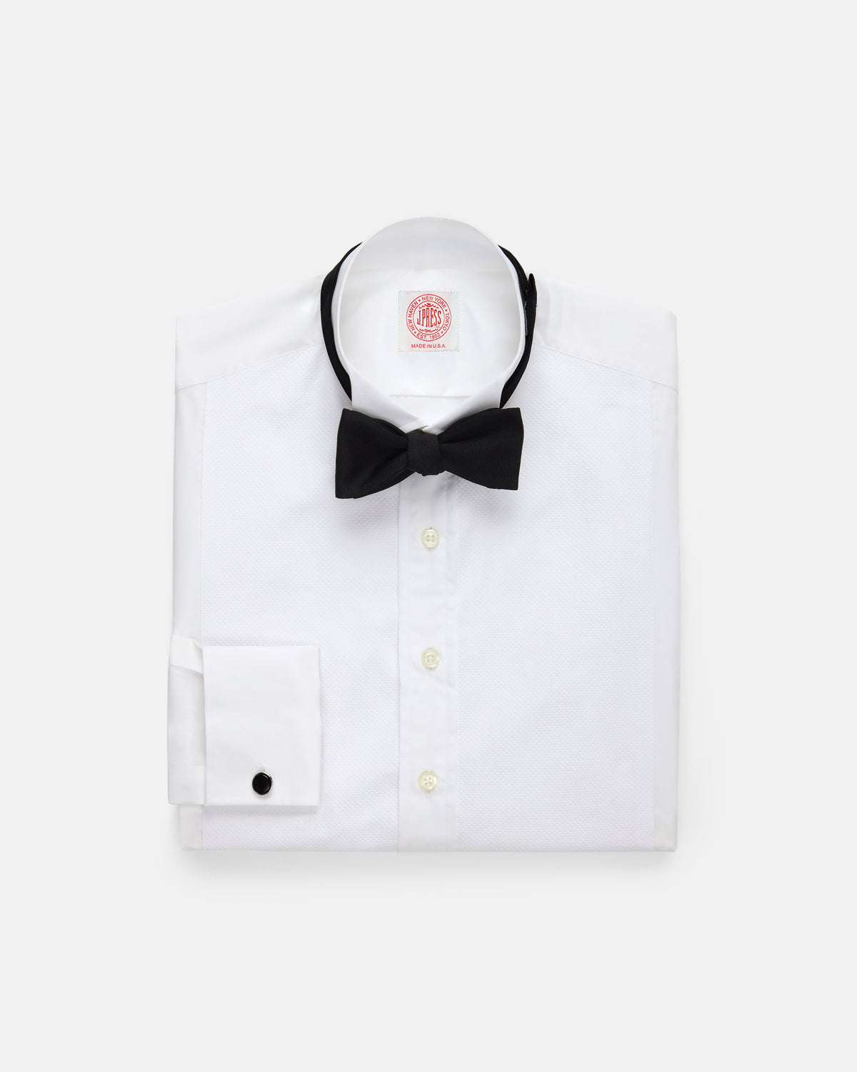 bib front dress shirt Made-in-Canada Marcella Bib-Front Wing Collar Formal Shirt 15 x 35