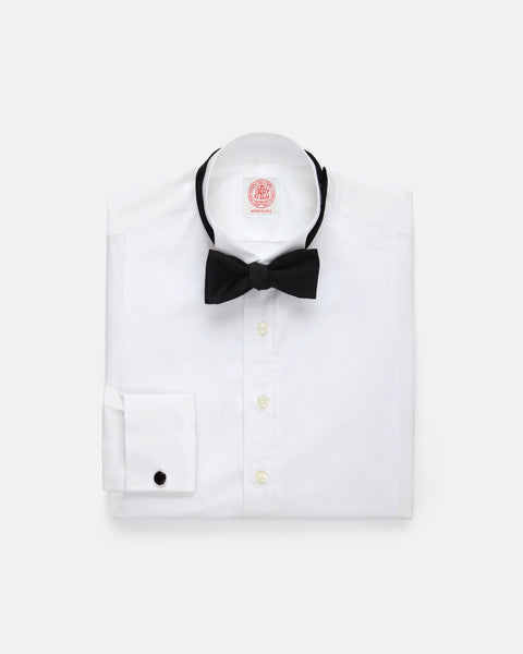 Marcella Bib-Front Wing Collar Tuxedo Shirt | J. PRESS