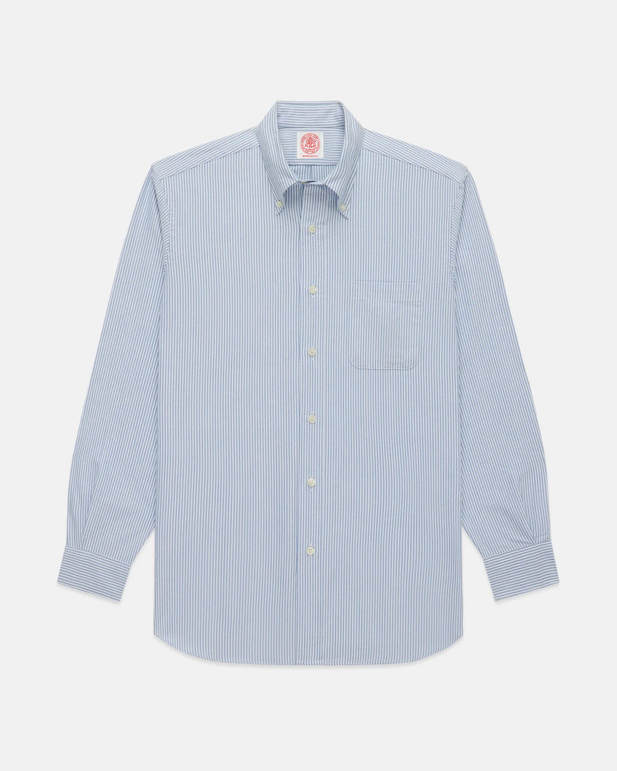 white and blue striped dress shirt Blue Striped Shirt main image 0