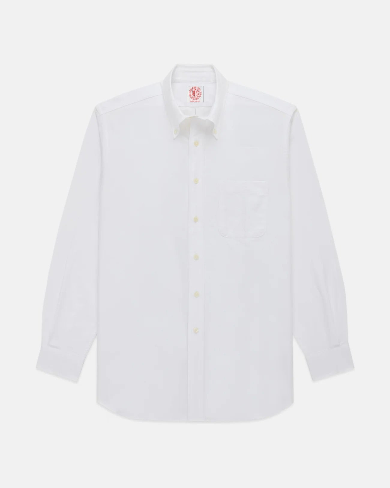 45シャツブラウス ホワイト Classic Dress Shirt - White Oxford | J. Press