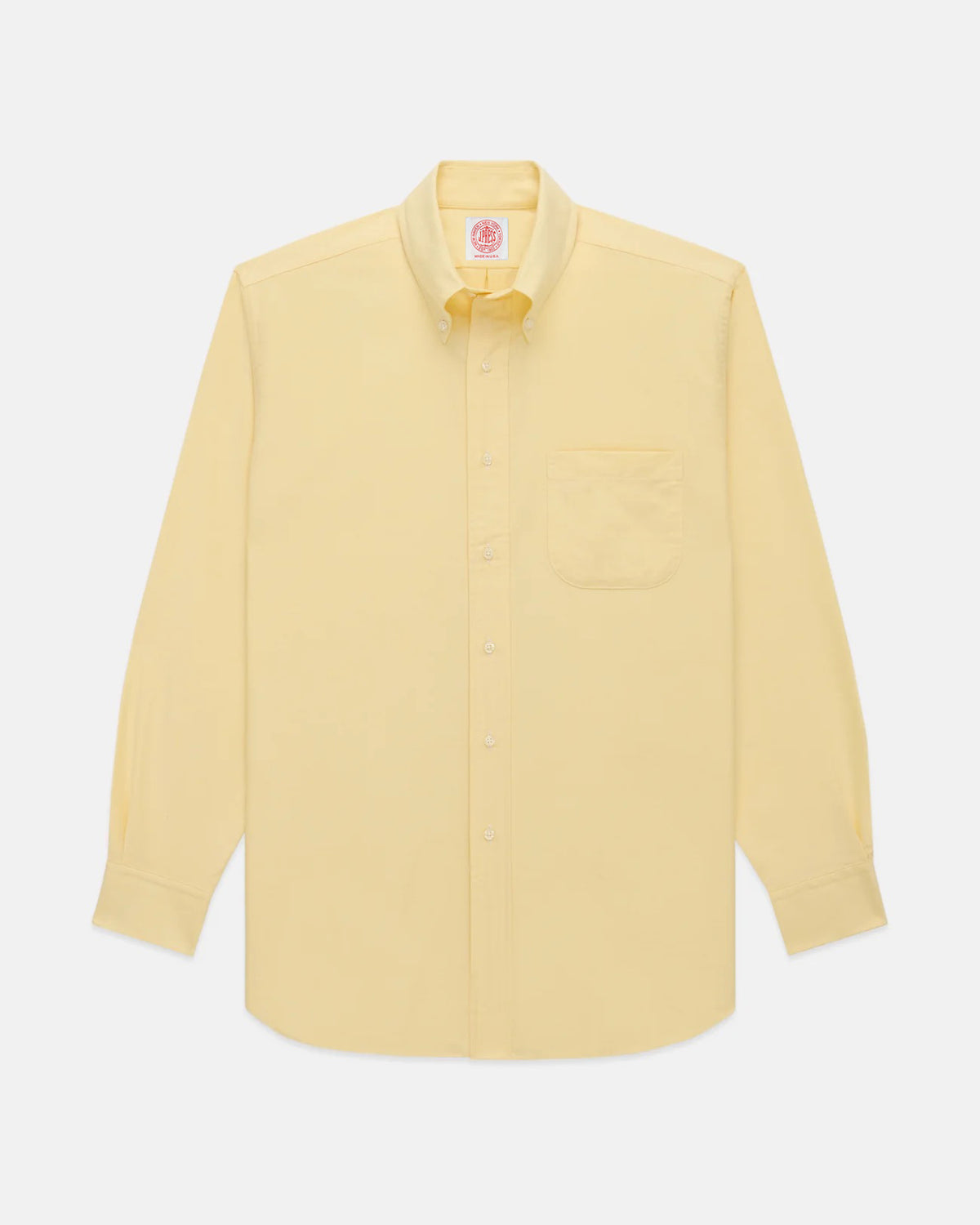 Made-in-USA Yellow Oxford Cloth Shirt - Regular Fit