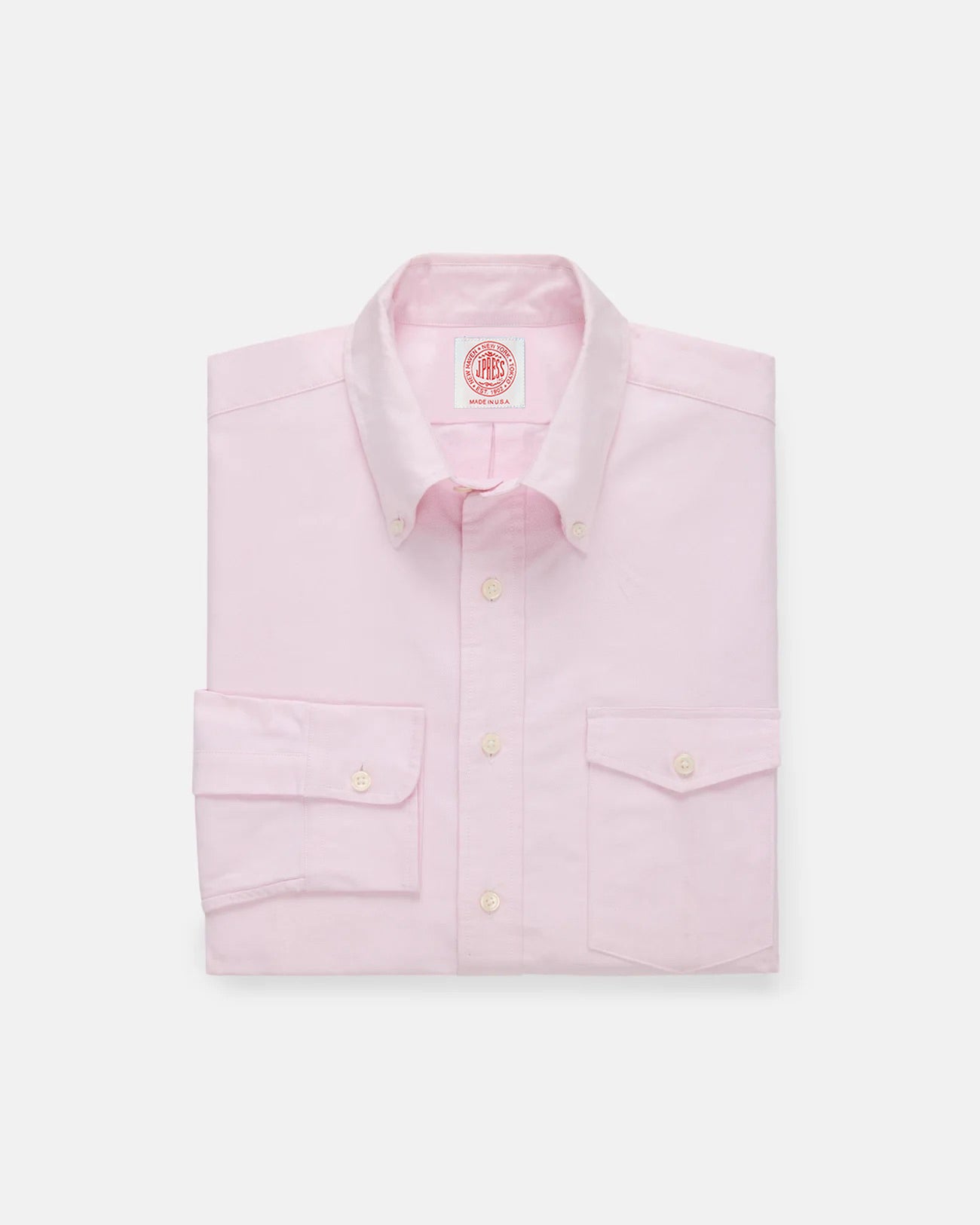 Classic Dress Shirt - Pink Oxford W/ Flap Pocket | J. Press