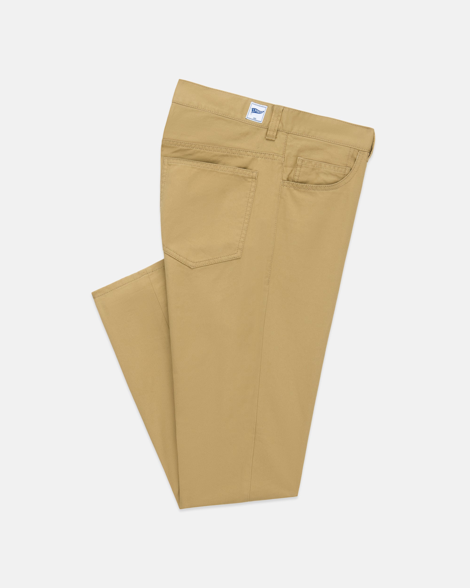 Khaki 5-Pocket Twill Pant - Trim Fit