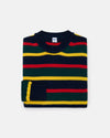 Striped Cotton Crewneck Sweater