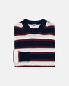 Striped Cotton Crewneck Sweater