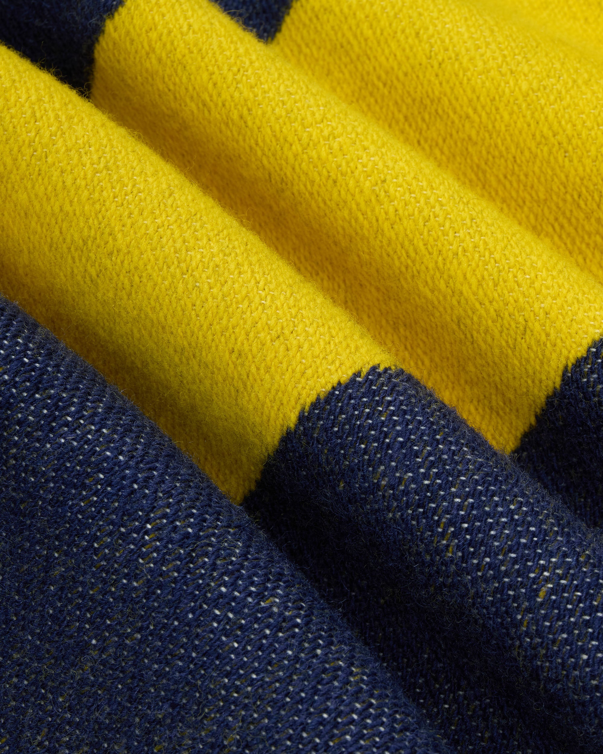 Made-in-USA J. Press x Faribault Guard Stripe Jacquard Throw
