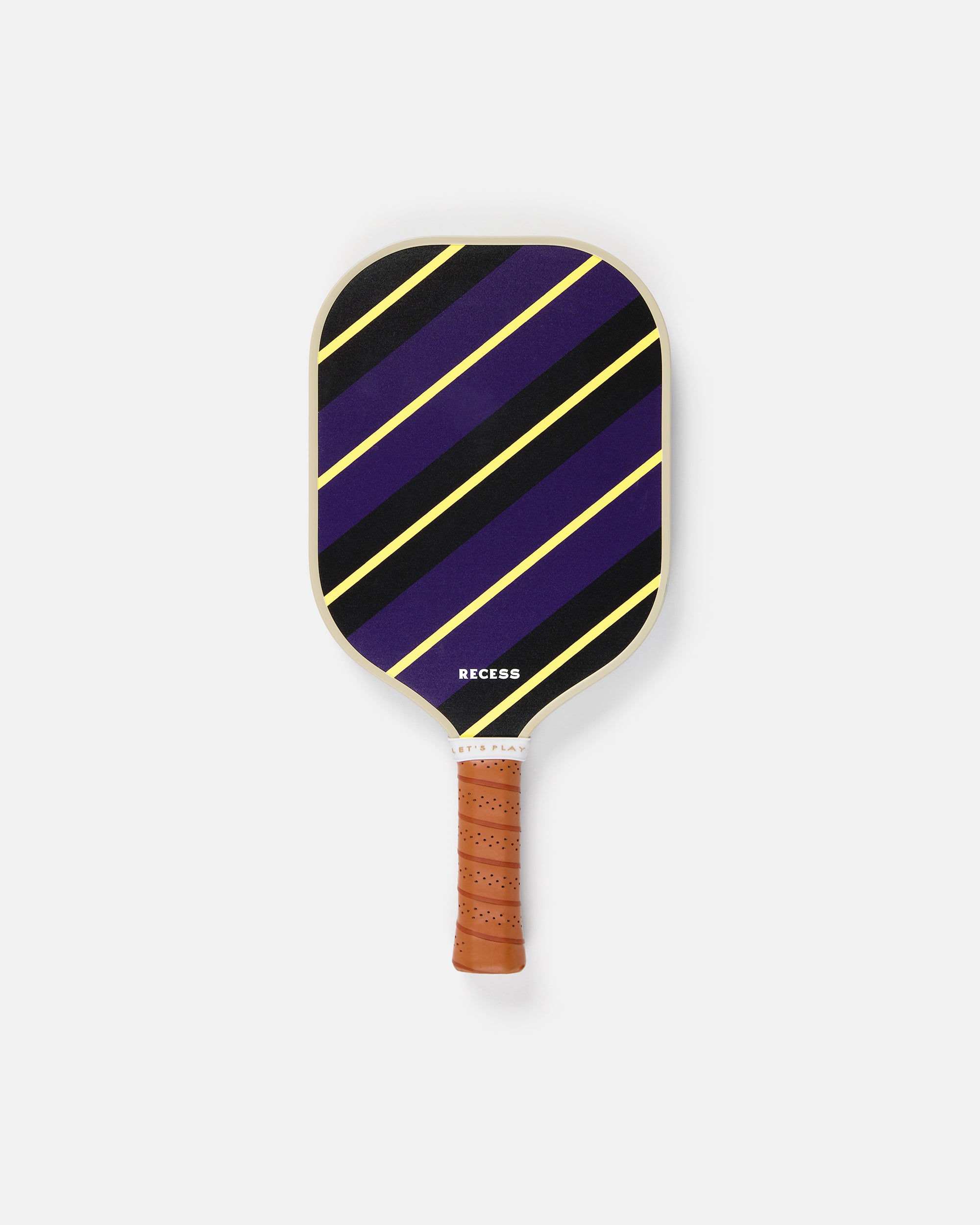 Red & Navy Household Guards Regimental Stripe Pickleball Paddle