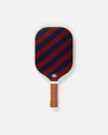 Red & Navy Household Guards Regimental Stripe Pickleball Paddle