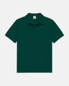 Dark Green Cotton Pique Polo