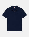 J. Press Navy Archival Crest Pique Polo