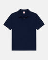 Navy Cotton Pique Polo