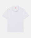 White Cotton Pique Polo