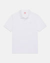 J. Press White 1902 Crest Pique Polo