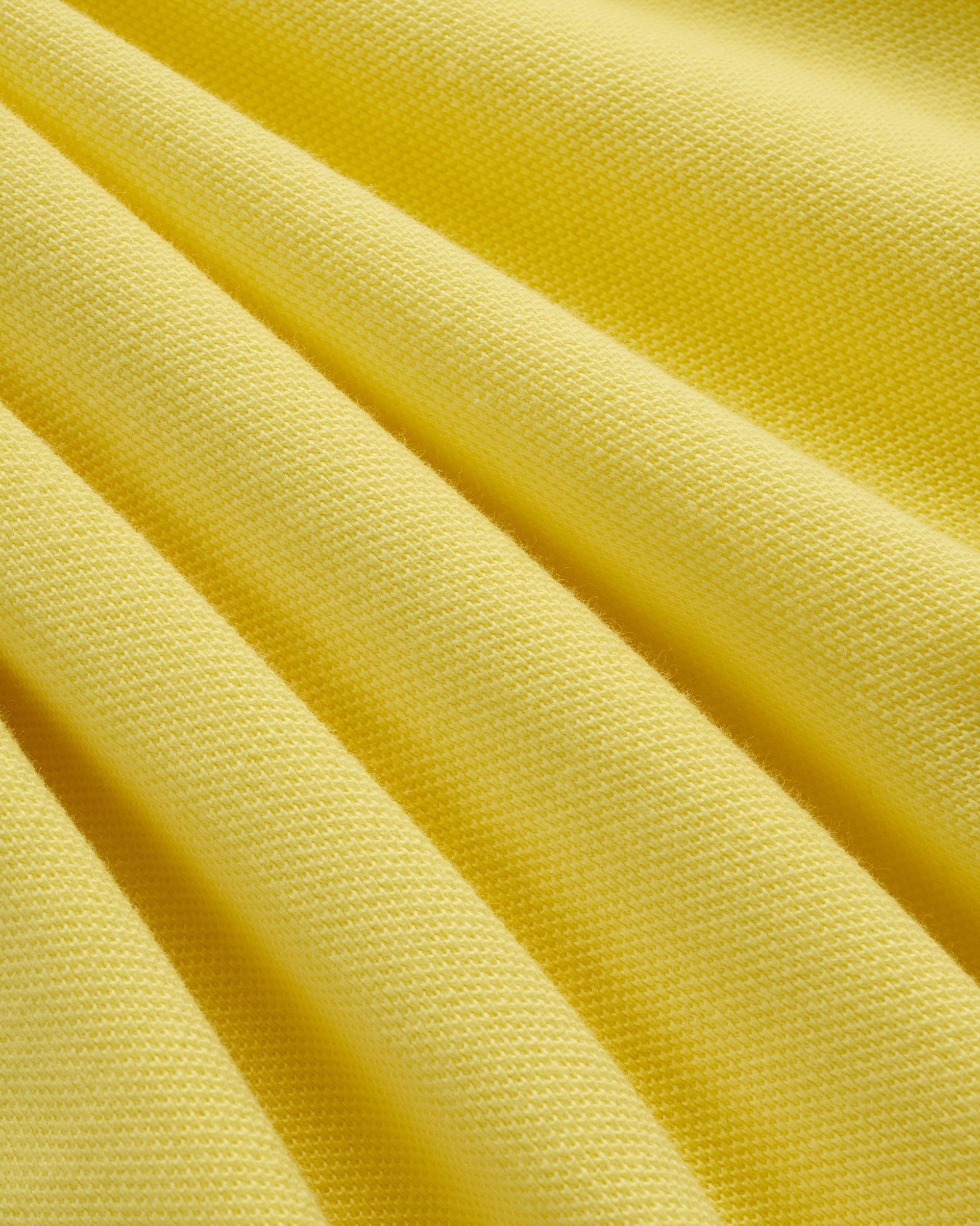 J. Press Yellow Archival Crest Pique Polo